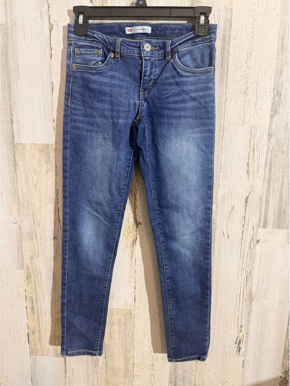 Levi's 710 Super Skinny Boys 12 Regular Jeans Classic Blue Casual
